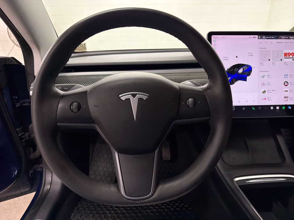 2022 Deep Blue Metallic Tesla Model 3 Long Range AWD Sedan