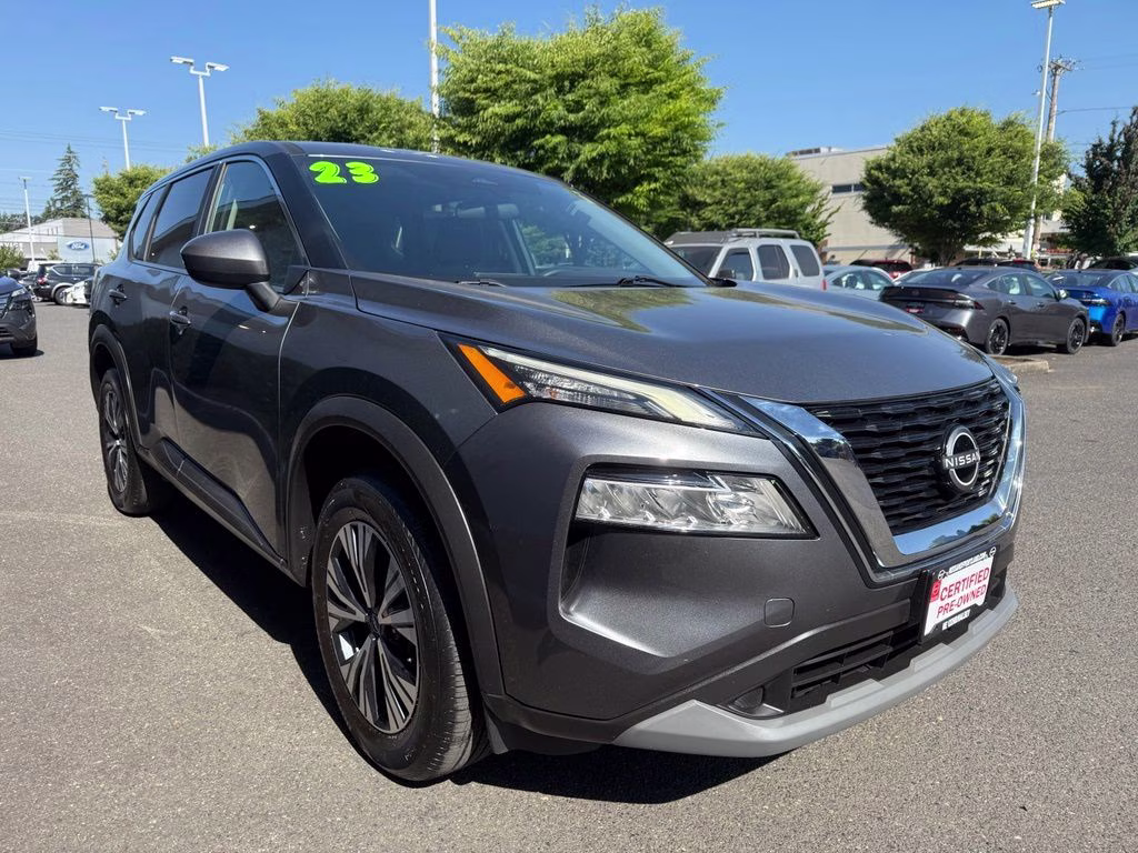 2023 Gun Metallic Nissan Rogue SV AWD SUV