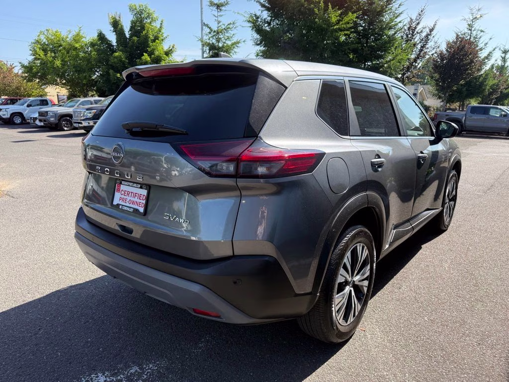 2023 Gun Metallic Nissan Rogue SV AWD SUV
