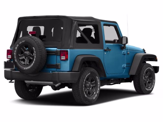2015 Hydro Blue Pearl Coat Jeep Wrangler Freedom Edition 4X4 SUV