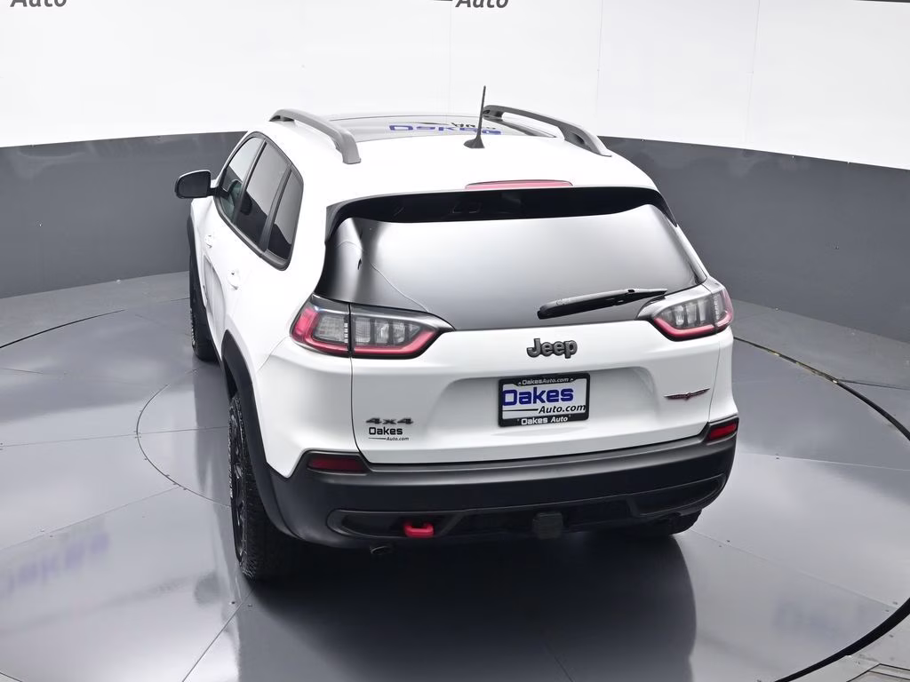 2019 Bright White Clearcoat Jeep Cherokee Trailhawk 4X4 SUV