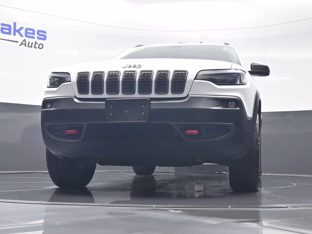 2019 Bright White Clearcoat Jeep Cherokee Trailhawk 4X4 SUV