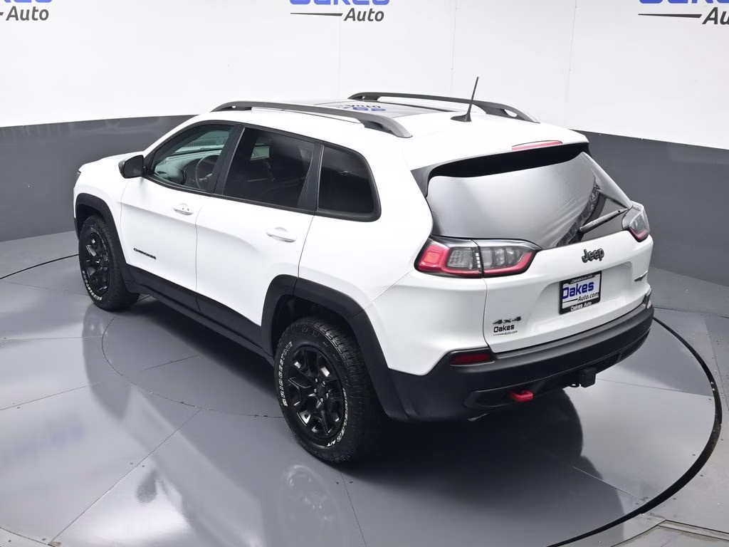 2019 Bright White Clearcoat Jeep Cherokee Trailhawk 4X4 SUV