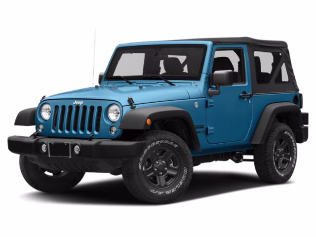 2015 Hydro Blue Pearl Coat Jeep Wrangler Freedom Edition 4X4 SUV