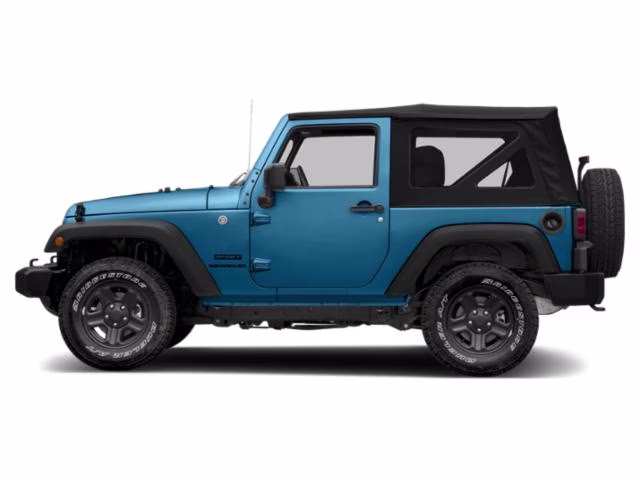 2015 Hydro Blue Pearl Coat Jeep Wrangler Freedom Edition 4X4 SUV