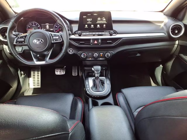 2021 Currant Red Kia Forte GT FWD Sedan
