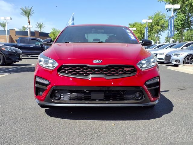 2021 Currant Red Kia Forte GT FWD Sedan