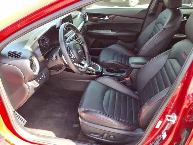 2021 Currant Red Kia Forte GT FWD Sedan