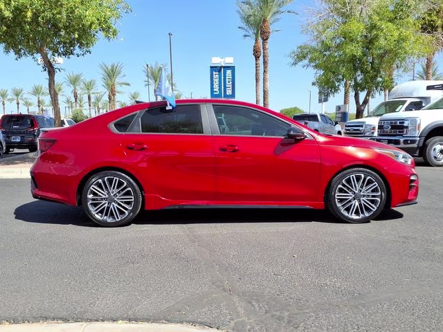 2021 Currant Red Kia Forte GT FWD Sedan