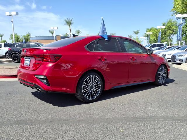 2021 Currant Red Kia Forte GT FWD Sedan