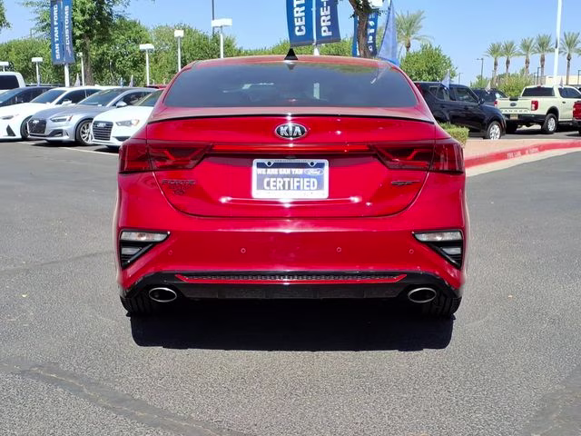 2021 Currant Red Kia Forte GT FWD Sedan