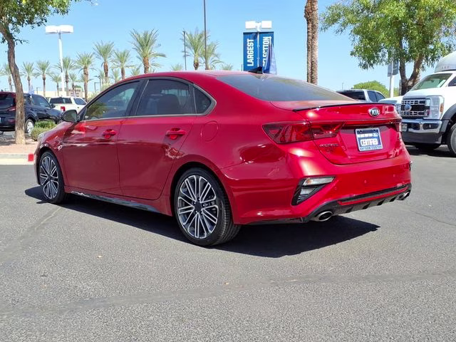 2021 Currant Red Kia Forte GT FWD Sedan