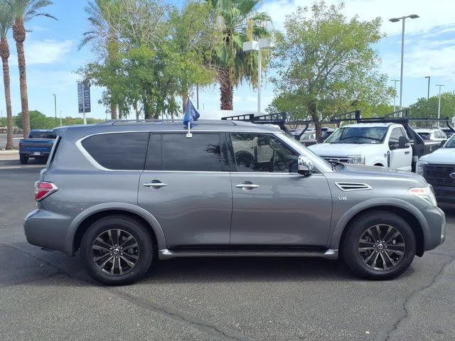 2017 Gun Metallic Nissan Armada Platinum RWD SUV