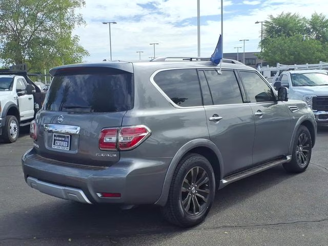 2017 Gun Metallic Nissan Armada Platinum RWD SUV