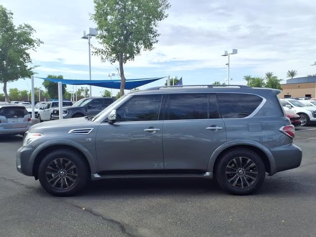 2017 Gun Metallic Nissan Armada Platinum RWD SUV
