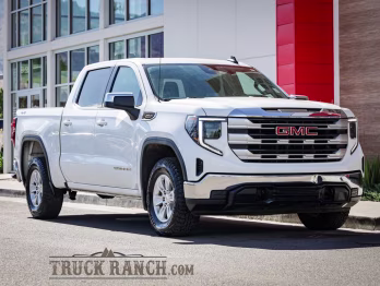 2023 Summit White GMC Sierra 1500 SLE 4X4 Truck