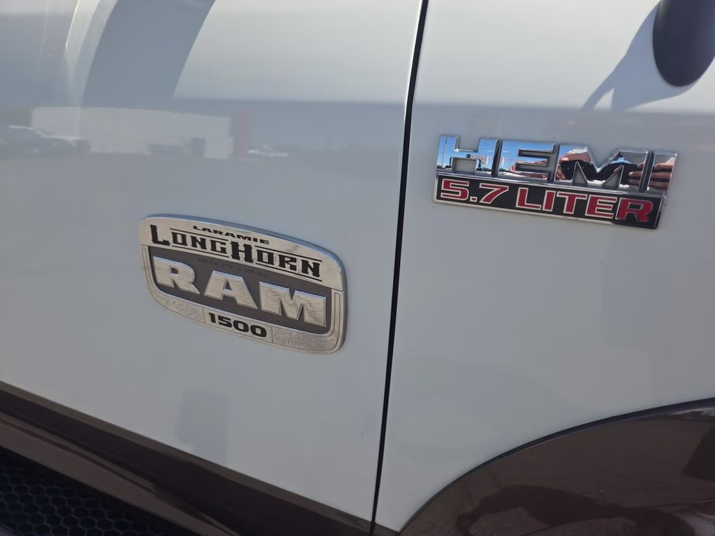 2017 Pearl White Ram 1500 Laramie Longhorn 4X4 Truck