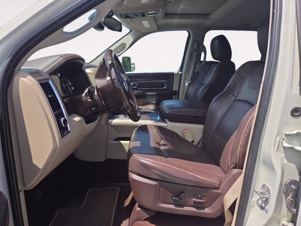 2017 Pearl White Ram 1500 Laramie Longhorn 4X4 Truck