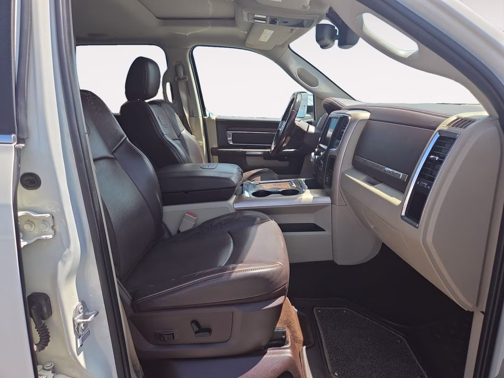 2017 Pearl White Ram 1500 Laramie Longhorn 4X4 Truck