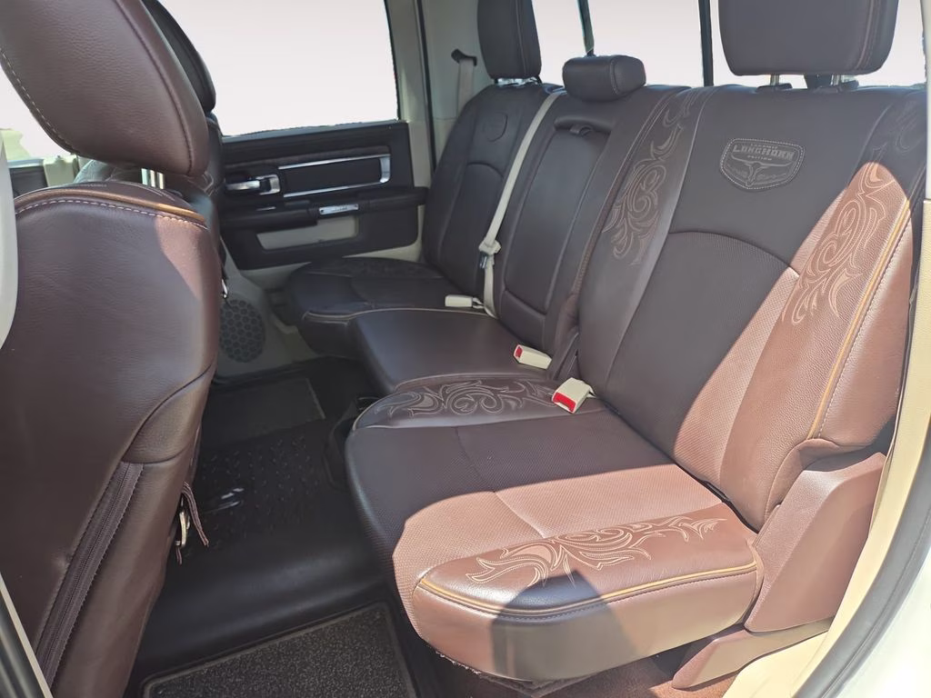 2017 Pearl White Ram 1500 Laramie Longhorn 4X4 Truck