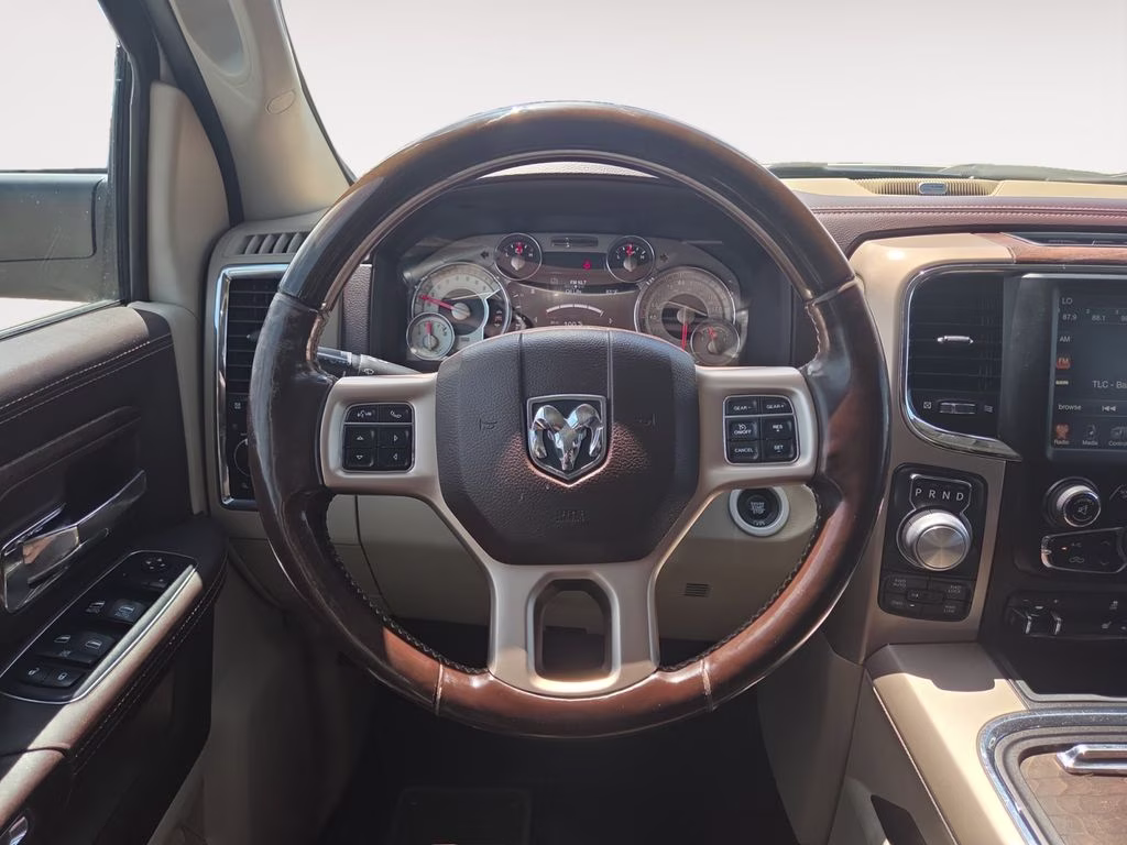2017 Pearl White Ram 1500 Laramie Longhorn 4X4 Truck