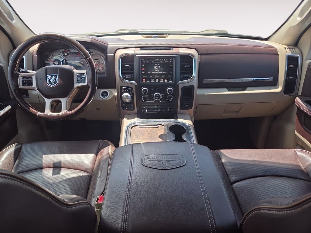 2017 Pearl White Ram 1500 Laramie Longhorn 4X4 Truck