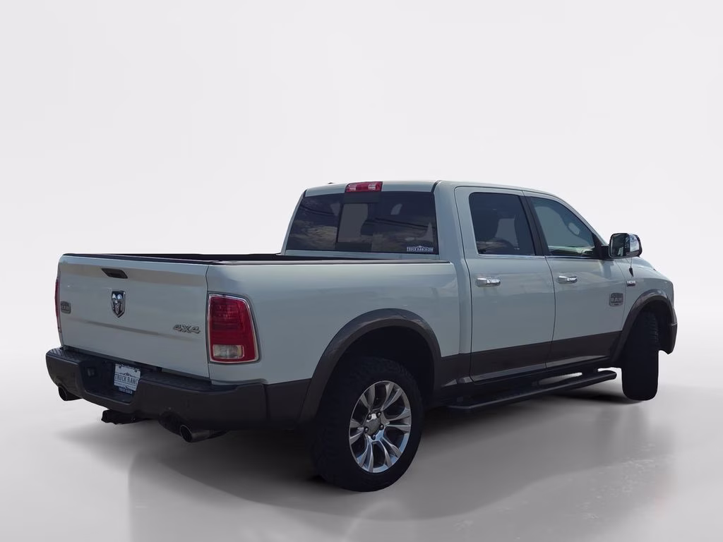 2017 Pearl White Ram 1500 Laramie Longhorn 4X4 Truck