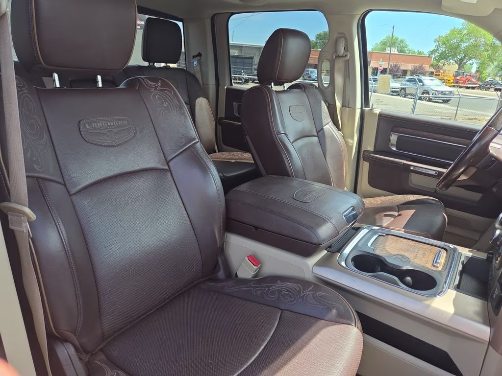 2017 Pearl White Ram 1500 Laramie Longhorn 4X4 Truck