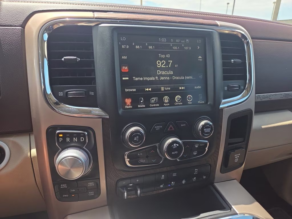 2017 Pearl White Ram 1500 Laramie Longhorn 4X4 Truck