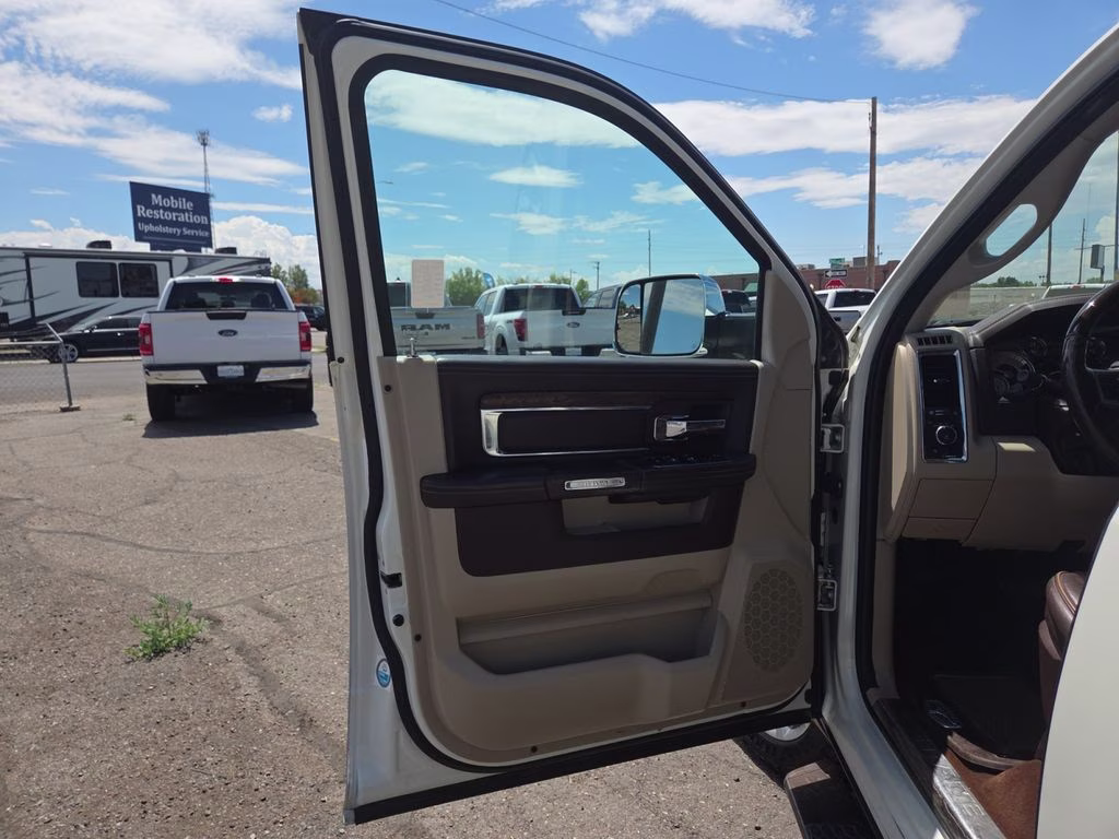2017 Pearl White Ram 1500 Laramie Longhorn 4X4 Truck