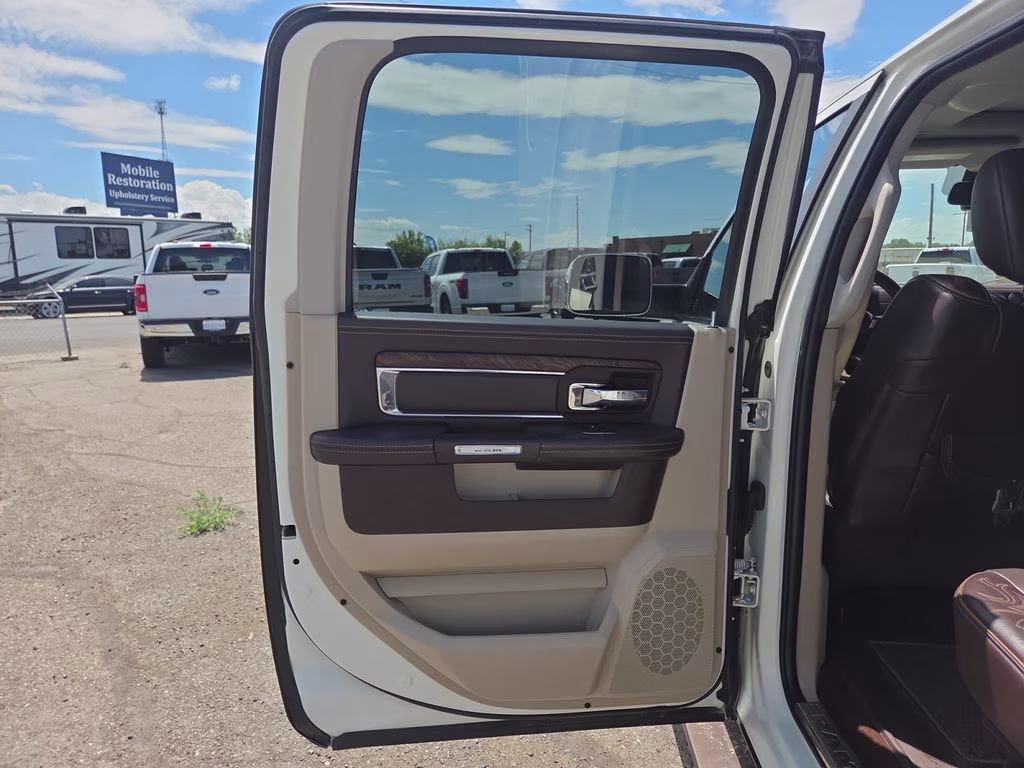 2017 Pearl White Ram 1500 Laramie Longhorn 4X4 Truck