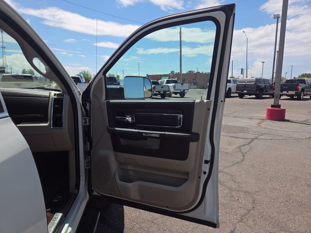 2017 Pearl White Ram 1500 Laramie Longhorn 4X4 Truck