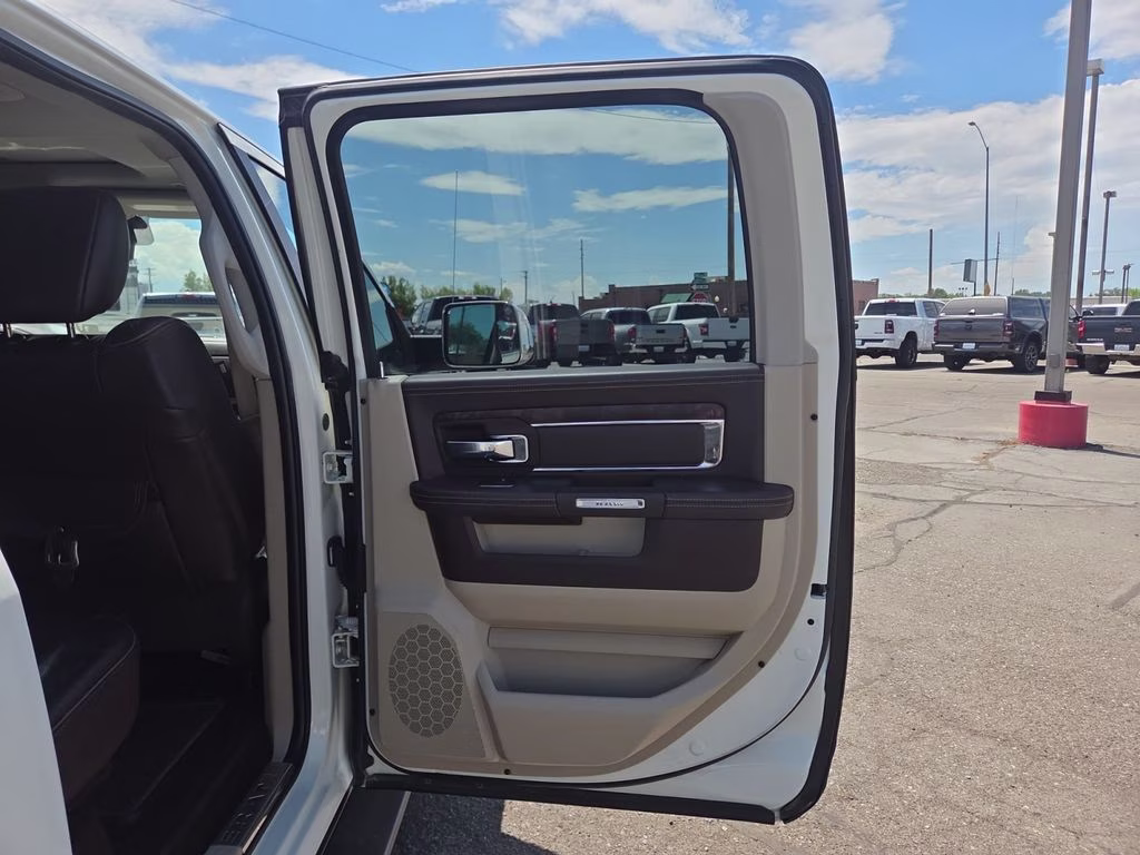 2017 Pearl White Ram 1500 Laramie Longhorn 4X4 Truck