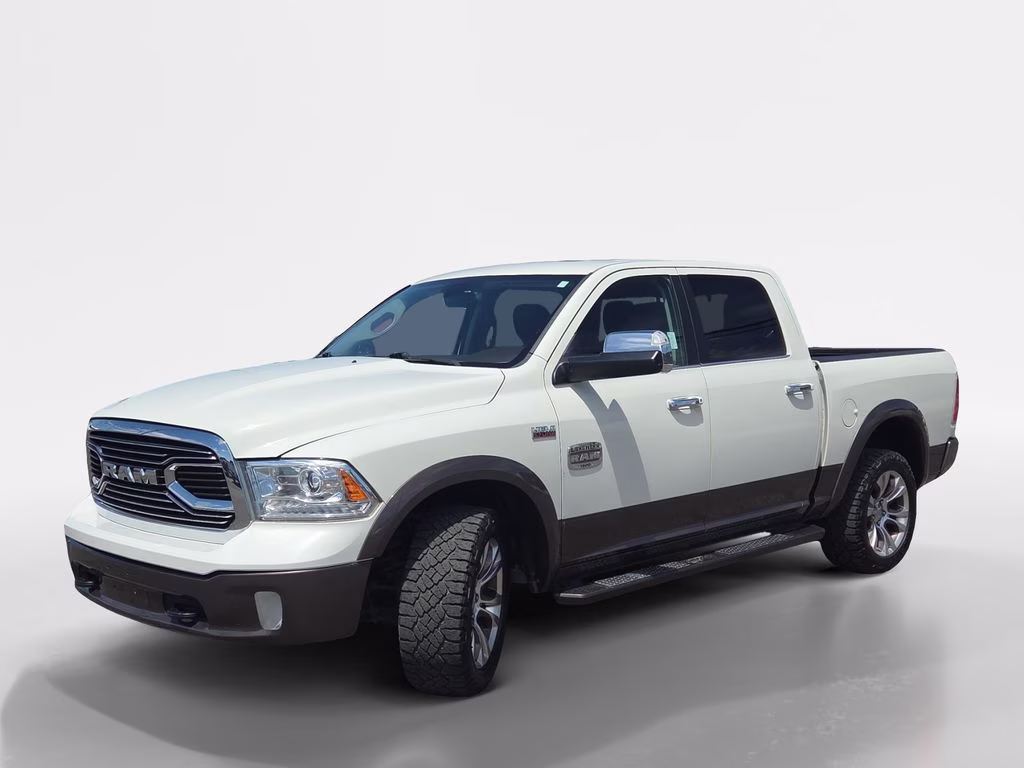 2017 Pearl White Ram 1500 Laramie Longhorn 4X4 Truck