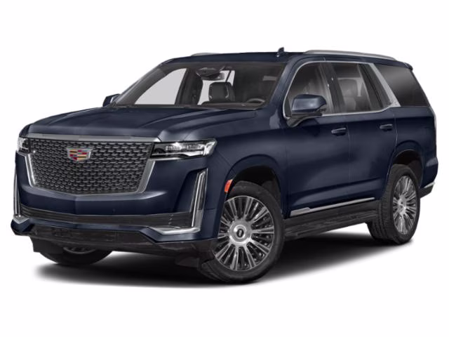 2022 Dark Moon Blue Metallic Cadillac Escalade Premium Luxury 4X4 SUV