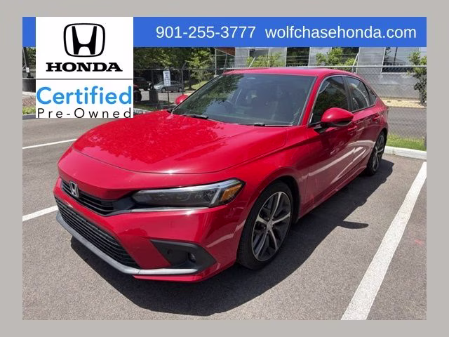 2023 Rallye Red Honda Civic Touring FWD Sedan