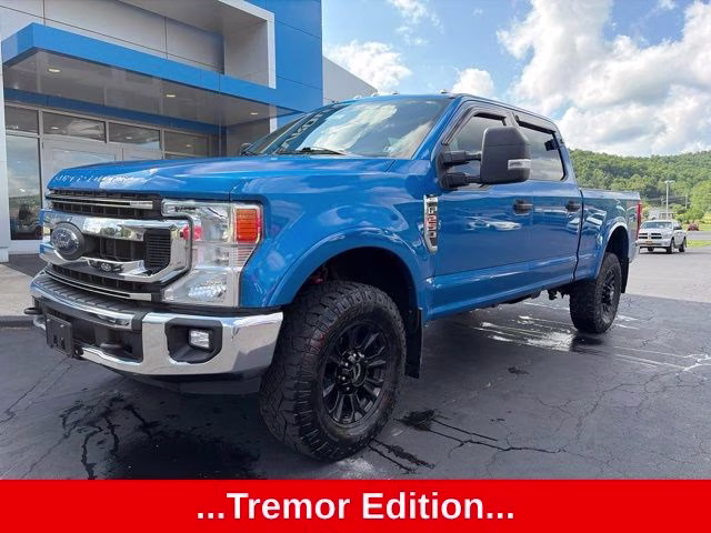 2021 Blue Metallic Ford Super Duty F-250 SRW XLT 4X4 Truck