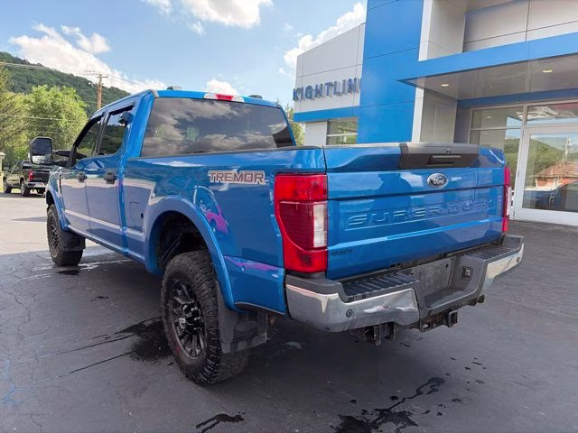 2021 Blue Metallic Ford Super Duty F-250 SRW XLT 4X4 Truck