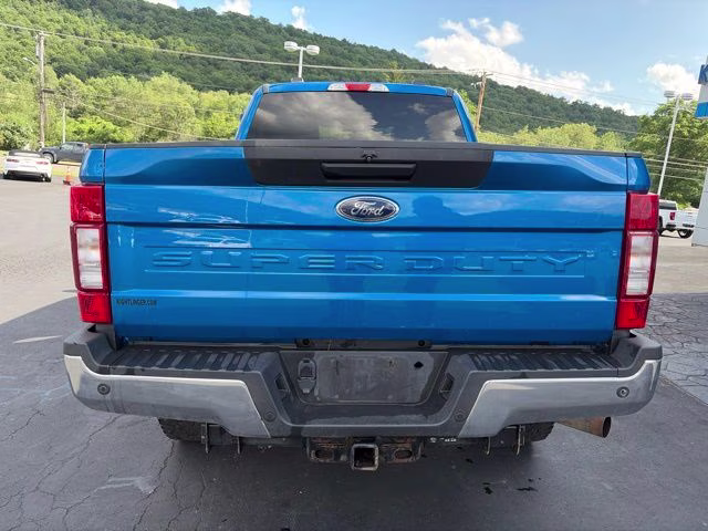 2021 Blue Metallic Ford Super Duty F-250 SRW XLT 4X4 Truck