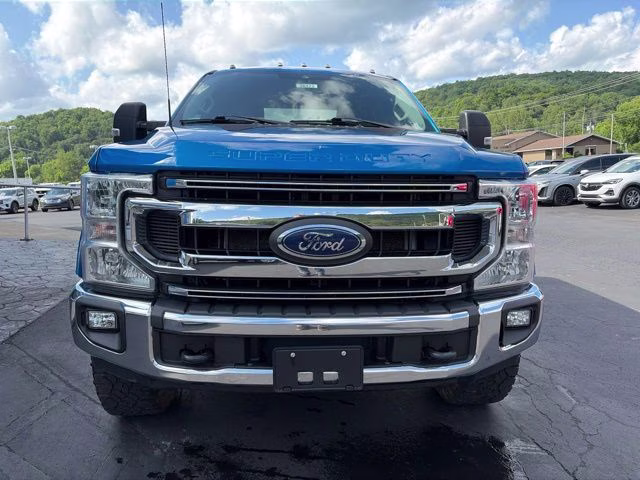 2021 Blue Metallic Ford Super Duty F-250 SRW XLT 4X4 Truck