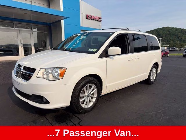 2019 White Dodge Grand Caravan SXT FWD Van