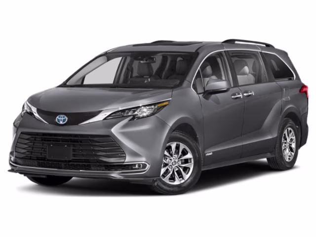 2021 Predawn Gray Mica Toyota Sienna XLE AWD Van