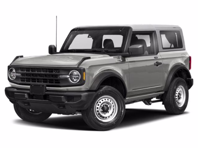 2021 Silver Metallic Ford Bronco Black Diamond 4X4 SUV