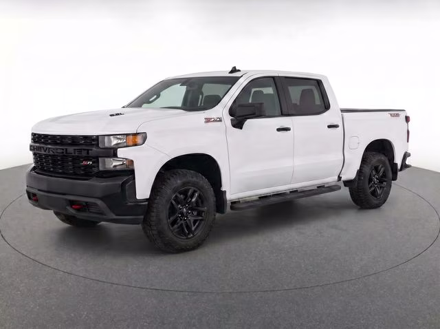 2022 Summit White Chevrolet Silverado 1500 LTD Custom Trail Boss 4X4 Truck