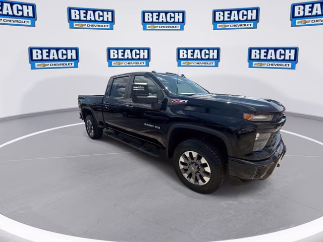 2024 Black Chevrolet Silverado 2500HD Custom 4X4 Truck