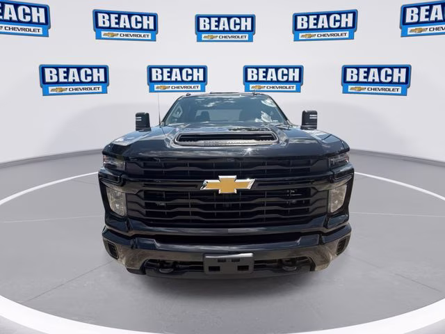 2024 Black Chevrolet Silverado 2500HD Custom 4X4 Truck