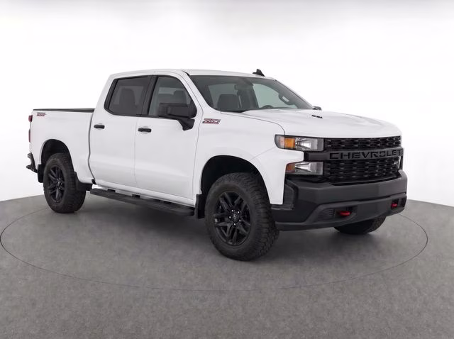 2022 Summit White Chevrolet Silverado 1500 LTD Custom Trail Boss 4X4 Truck
