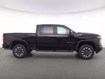 2024 Black Chevrolet Silverado 2500HD Custom 4X4 Truck