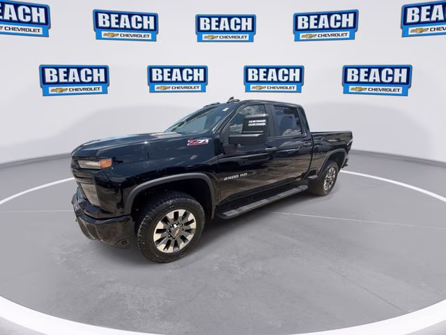 2024 Black Chevrolet Silverado 2500HD Custom 4X4 Truck