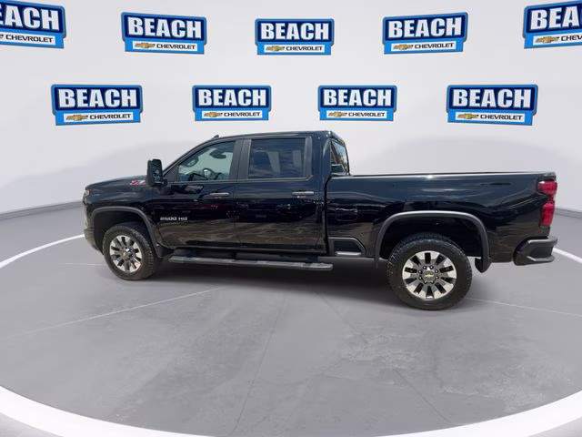 2024 Black Chevrolet Silverado 2500HD Custom 4X4 Truck